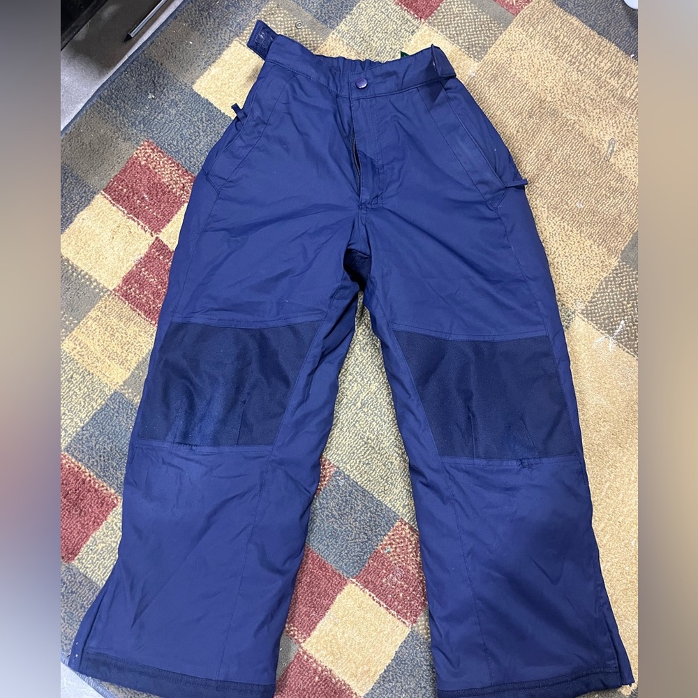 L.L. Bean navy blue kids snow pants size 6x/7